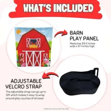 Couch Swag Barn Play Panel for Kids' Foam Sofa