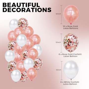 Girls Night Decorations - No Boys Allowed Balloons