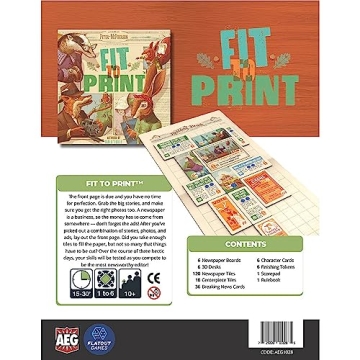 Fit to Print Tile-Laying Game | Quick and Fun for All Ages