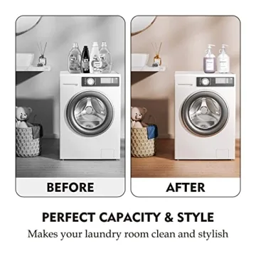 Stylish Glass Laundry Detergent Dispenser Kit for Home Organization