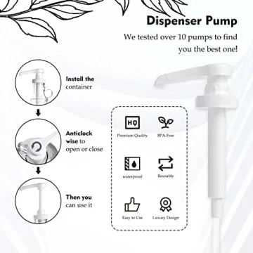 Stylish Glass Laundry Detergent Dispenser Kit for Home Organization