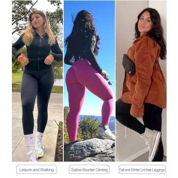 GILLYA Women's Scrunch Butt Lifting Leggings Seamless Tie Dye Workout Leggings Gym High Waisted Booty Lift Pants