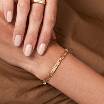 Personalized Ivy Name Bracelet - Custom Gift for Her