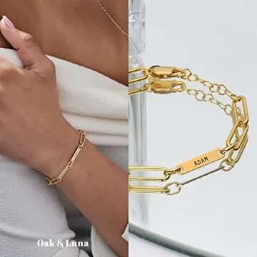 Personalized Ivy Name Bracelet - Custom Gift for Her