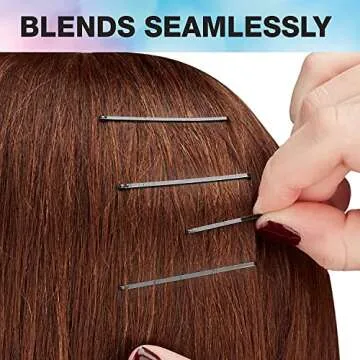 Conair Bobby Hair Pins - 500 Pack with Storage Tub