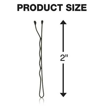 Conair Bobby Hair Pins - 500 Pack with Storage Tub