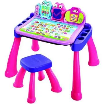 VTech Touch and Learn Activity Desk Deluxe Pink