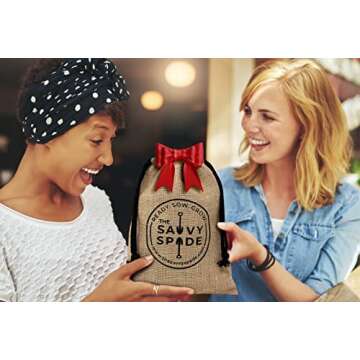 The Savvy Spade Indoor Herb Garden Starter Kit - Non GMO, Heirloom Herb Seeds - Cilantro, Oregano, P...