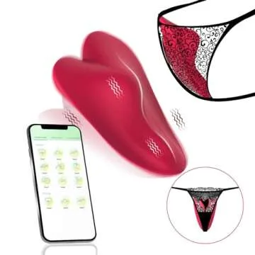Generic Remote Control vibratiers for Women Date Night Wireless Panties,Couples Play with Massager 2033 Remote Portable Control On Quiet Pantie vibratiers for Date Night Wearable kljbuil55, Red