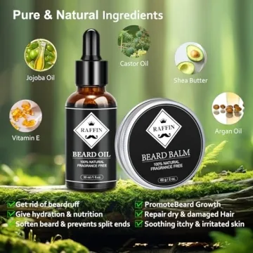 RAFFIN Beard Kit for Men - Ideal Gifts & Grooming