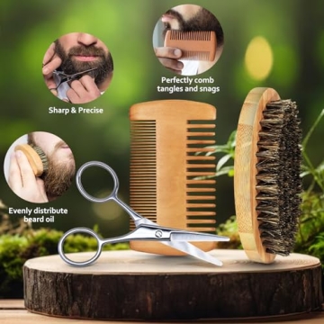 RAFFIN Beard Kit for Men - Ideal Gifts & Grooming