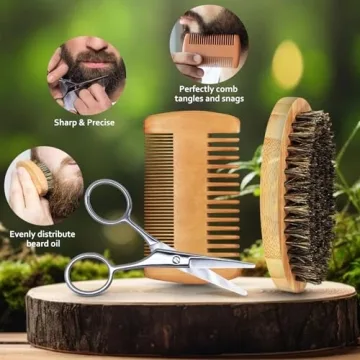 RAFFIN Beard Kit for Men - Ideal Gifts & Grooming