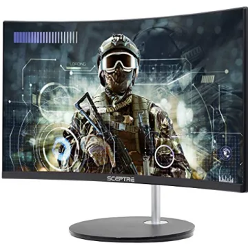 Sceptre 24" Curved Monitor 1080p Gaming LED