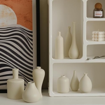 Mini Bud Vases - Ceramic Small Vase for Elegant Decor
