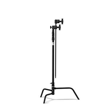 Kupo 40in Master C-Stand with Turtle Base Kit (Stand 2.5in Grip Head & 40in Grip Arm with Hex Stud) ...