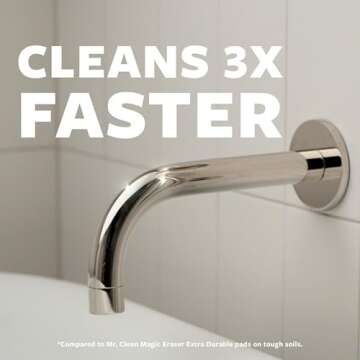 Scotch-Brite Swift Scrub Bath Cleaner Scrubbers, Soap Scum Remover for Cleaning Bathroom, Bathroom S...