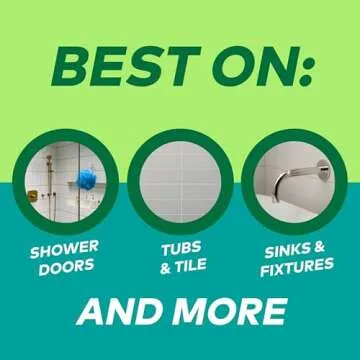 Scotch-Brite Swift Scrub Bath Cleaner Scrubbers, Soap Scum Remover for Cleaning Bathroom, Bathroom Scrubber Pads Safe for Tile, 2 Bathroom Cleaner Scrubbers