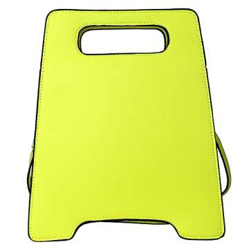 Ondeam CAUTION Shoulder bag,PU Crossbody Tote Handbag for Women(Green)