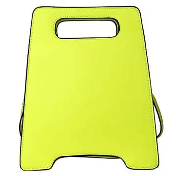 Ondeam CAUTION Shoulder bag,PU Crossbody Tote Handbag for Women(Green)