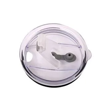 CocoStraw 4 WIDE Stainless Steel Straws + Straw hole LID Extra LONG 30 oz Fits Yeti Tumbler Rambler Cups Brand Drinking Straw (4 WIDE straws + Straw Lid)