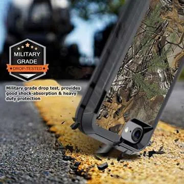 OTTARTAKS Camo iPhone Case with Screen Protector - Durable & Stylish