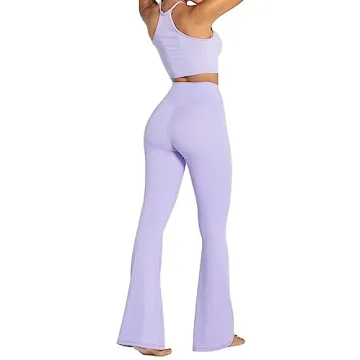 Stylish Sunzel Crossover Flare Leggings for Women