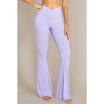 Stylish Sunzel Crossover Flare Leggings for Women