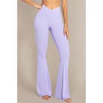 Stylish Sunzel Crossover Flare Leggings for Women