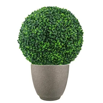 Sunnyglade 15.7" Artificial Boxwood Topiary Balls for Decor
