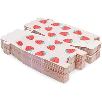 Strawberry Party Favor Boxes - Perfect for Every Celebration