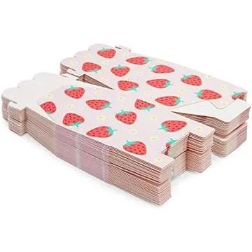 Strawberry Party Favor Boxes - Perfect for Every Celebration