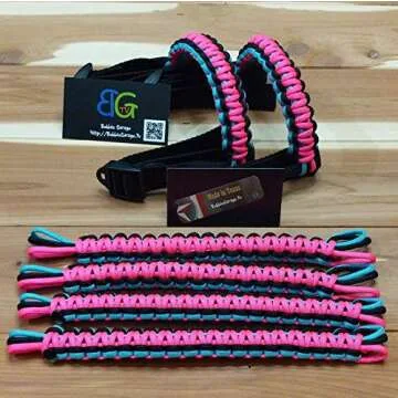 BubbasGarageTv - Custom 3 Color Paracord Grab Handles for Jeep Wrangler - Pick Your Options