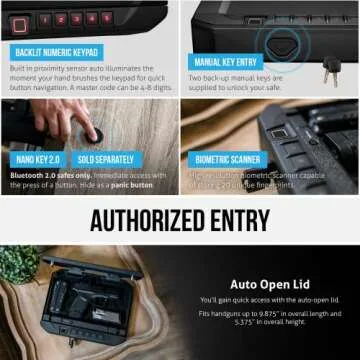 VAULTEK VS10i Biometric Handgun Smart Safe with Bluetooth