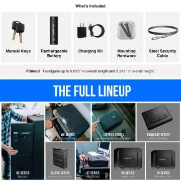 VAULTEK VS10i Biometric Handgun Smart Safe with Bluetooth