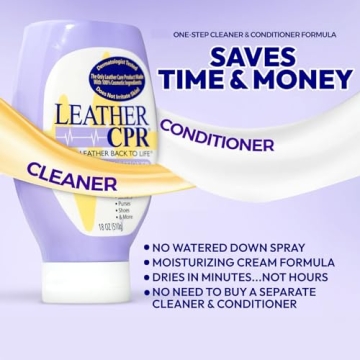 Leather CPR Cleaner and Conditioner for All Your Leather Goods