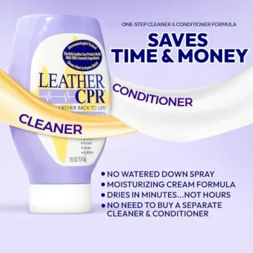 Leather CPR Cleaner and Conditioner for All Your Leather Goods