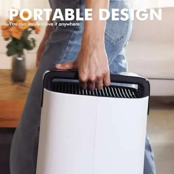 MORENTO Air Purifiers for Home Large Room Up to 2050 Ft² with PM 2.5 Air Quality Sensor, Smart WiFi and Sleep Mode, Hepa Air Purifier For Home Filters Smoke, Available for California- White