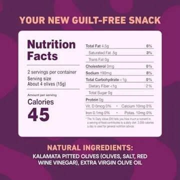 Freestyle Snacks Olive Snack Packs - 24 Pack Variety - Original Green, Hot & Spicy, Lemon Garlic, and Kalamata - Grown in Greece, All Natural, Non-GMO, Paleo, Sugar-Free, Keto Snack, 1.1oz (24 Pack)