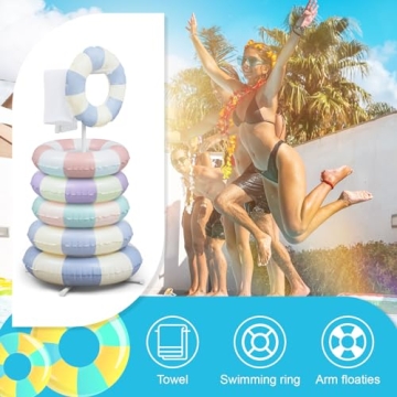 Lineshading Pool Float Holder for Organized Poolside