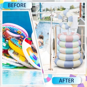 Lineshading Pool Float Holder for Organized Poolside