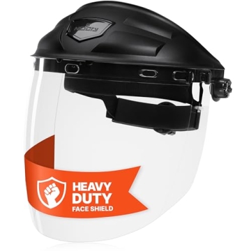 NoCry Premium Safety Face Shield for Eye and Face Protection