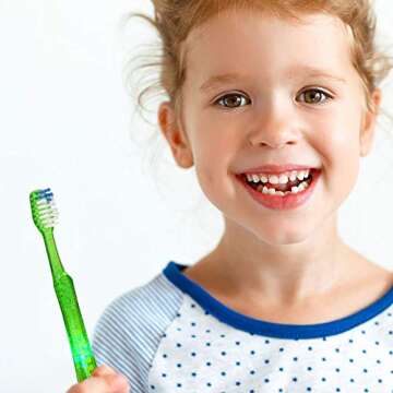 Firefly Kids Light-Up Toothbrush With Timer and Suction Cup