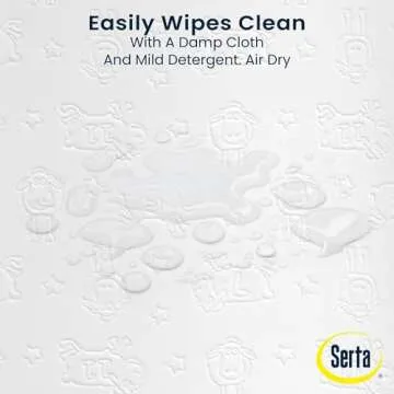 Serta Foam Contoured Changing Pad with Waterproof Cover