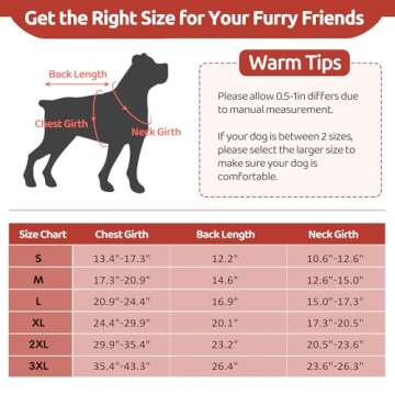 MIGOHI Dog Jackets for Winter, Reversible Dog Coat Windproof Waterproof Dog Winter Jackets for Cold Weather, British Style Plaid Dog Coats Warm Dog Vest for Small Medium Large Dogs, Red L