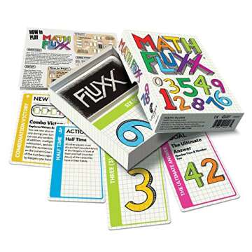 Looney Labs Math Fluxx - Fun Educational Card Game