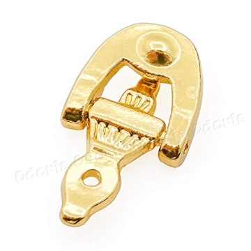 Odoria Miniature Door Knob Knocker Set for Dollhouses