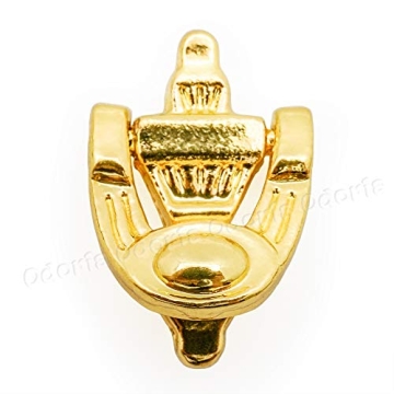 Odoria Miniature Door Knob Knocker Set for Dollhouses