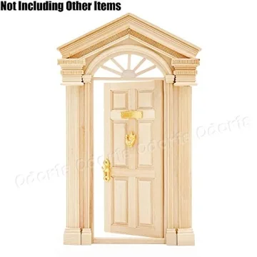 Odoria Miniature Door Knob Knocker Set for Dollhouses