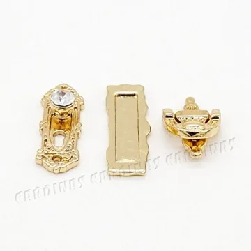 Odoria Miniature Door Knob Knocker Set for Dollhouses