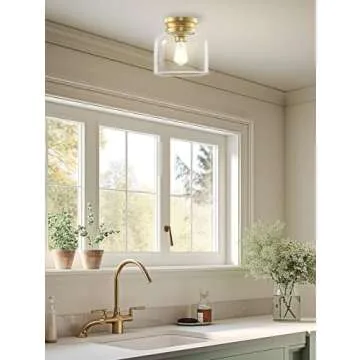 Kira Home Luxe 9" Glass Shade for Elegant Lighting
